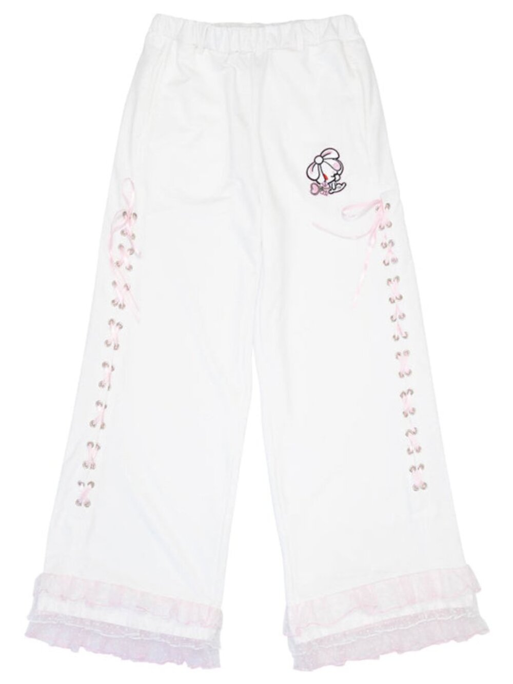 NEW ACDC RAG X Hanyo Usagi Chax Bunny White Pants